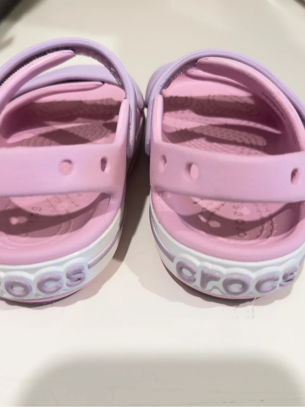 CROCS Kids Pink Crocband Cruiser Sandal